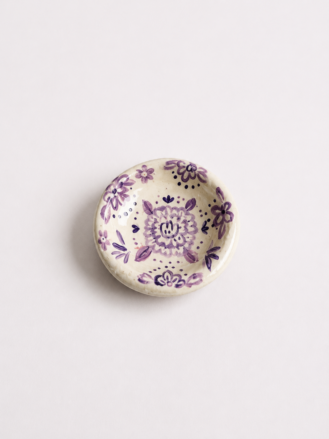 Floral Mandala Worry Stone