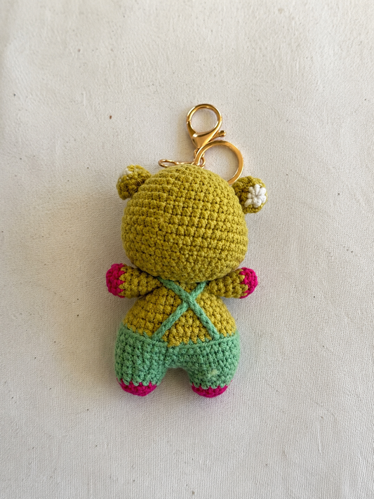 Mochi Tiger Crochet Keychain