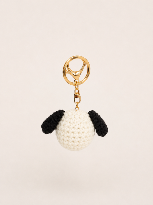 Dog Crochet Keychain