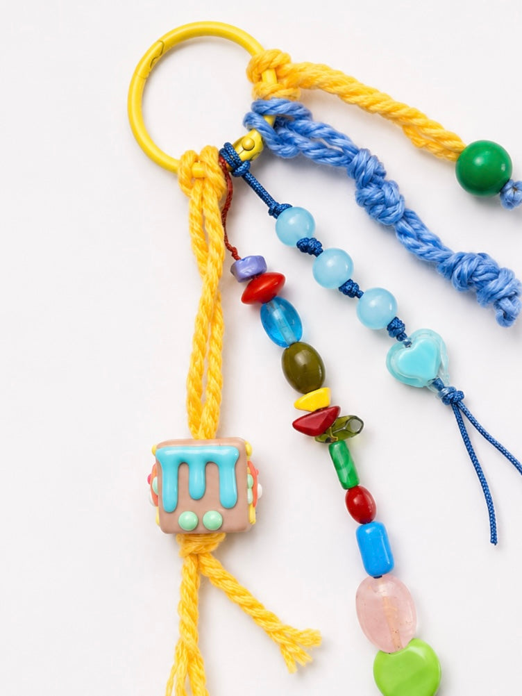 Dhoop Beaded Keychain