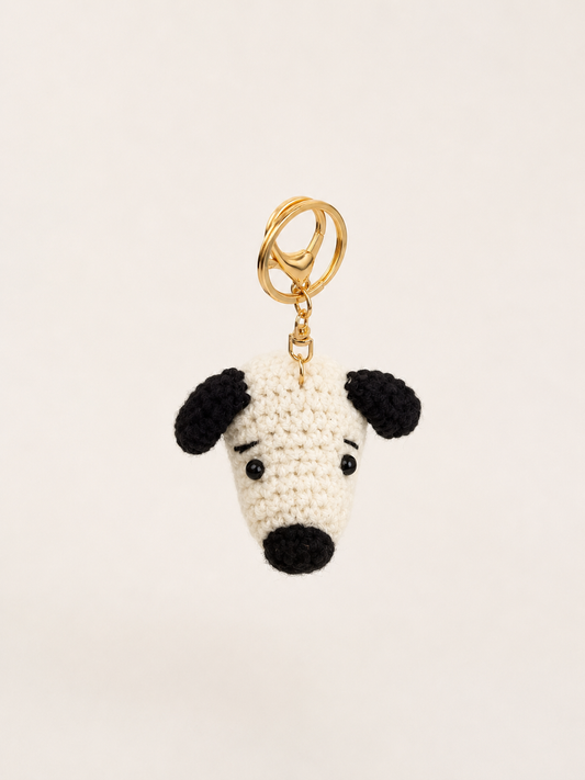 Dog Crochet Keychain