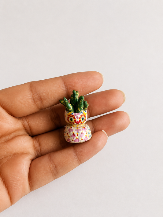 Owl Clay Mini Succulent