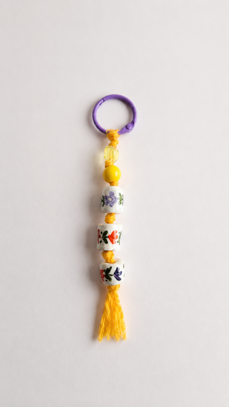 Phool Dori Clay Keychain