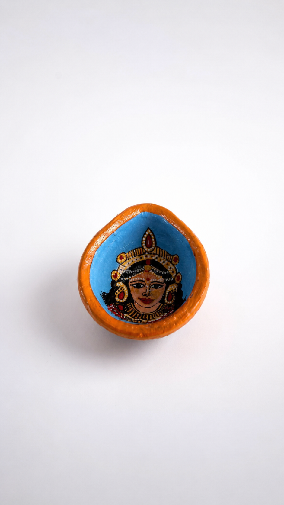Ganesh & Lakshmi Clay Diyas (Set of 2)