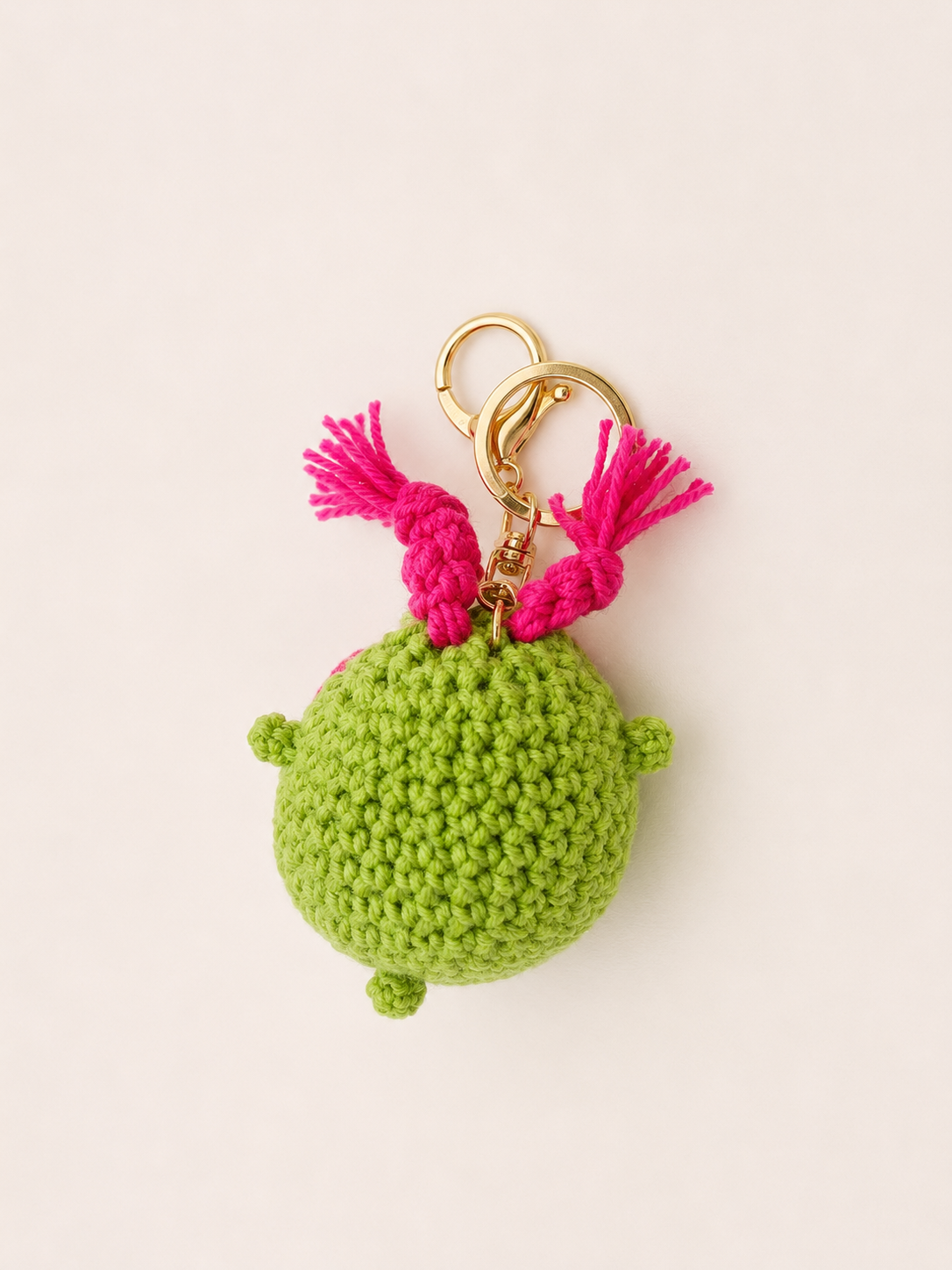 Frog Buddy Crochet Keychain